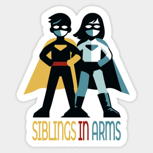 Guardians Together: Sibling Superhero Squad Sticker